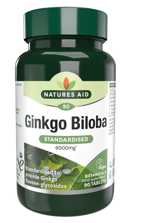 Natures Aid Ginkgo Biloba 120mg kivonat tabl. 90 db